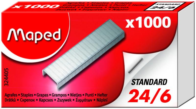 ZSZYWKI 24/6 MAPED 1000 SZT