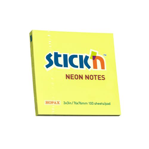 NOTES SAMOP.76*76 ŻÓŁTY NEON