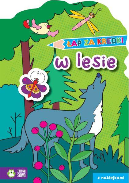 KSIĄŻECZKA ŁAP ZA KREDKI! W LESIE