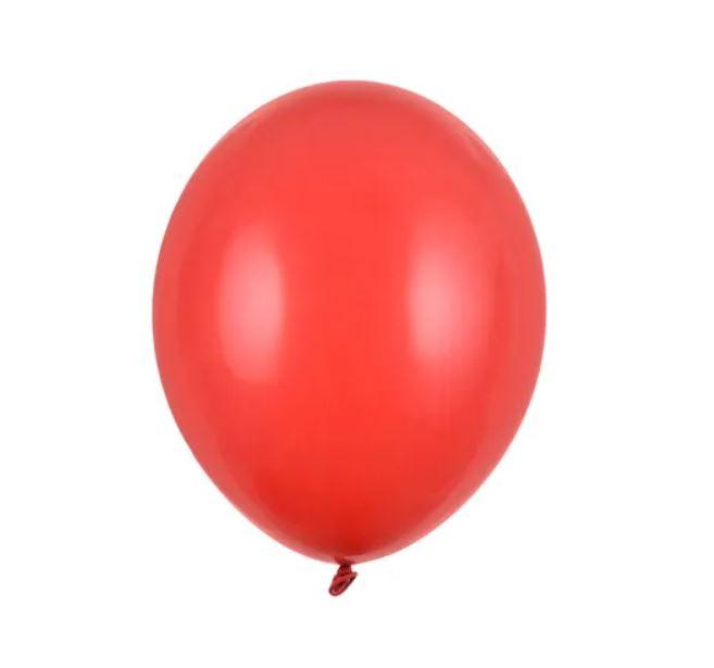 BALONY STRONG 12CM PASTEL POPPY RED