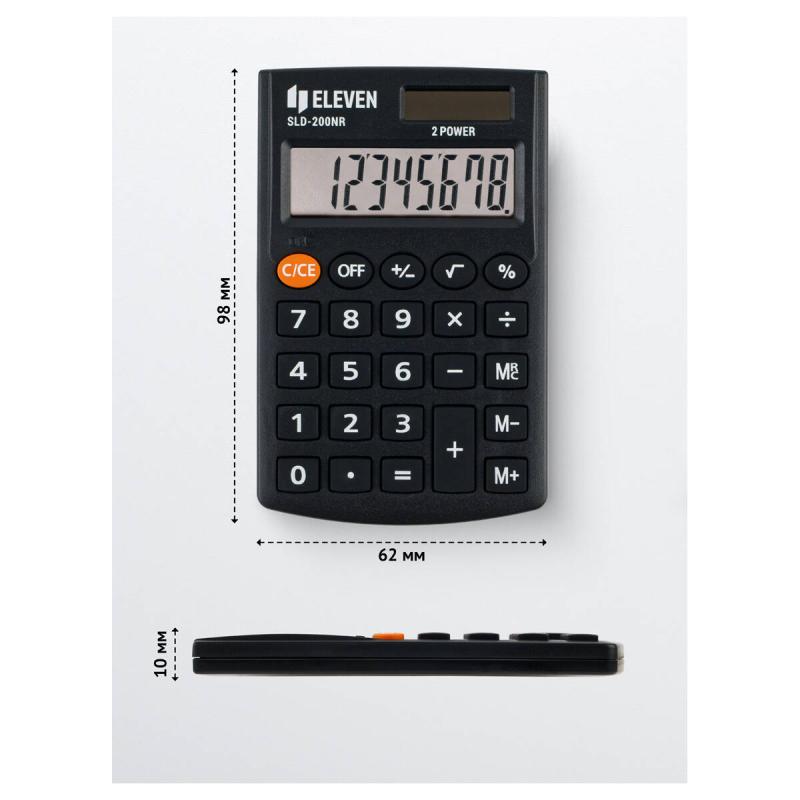 KALKULATOR ELEVEN SLD-200NR KIESZ. CDC