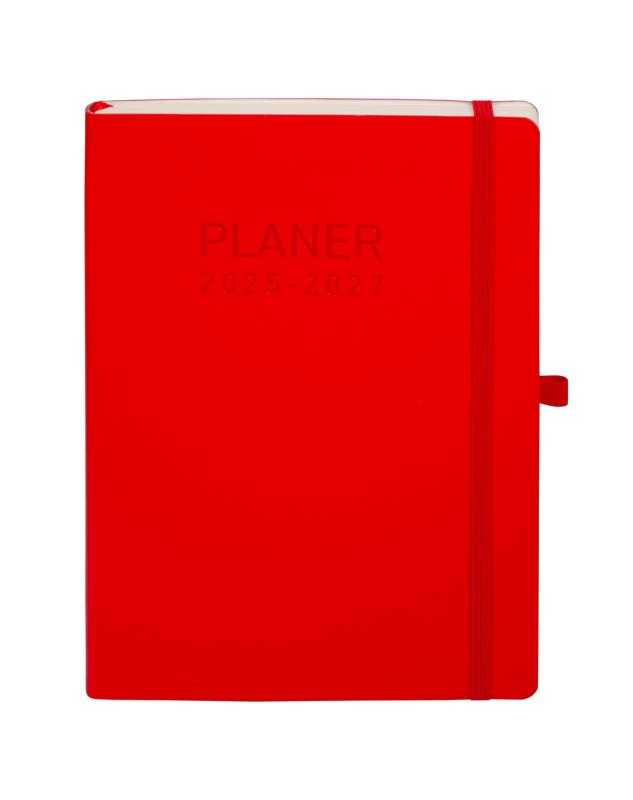 PLANER 30 MIESIĘCZNY B5 CZERWONY 2025/2027