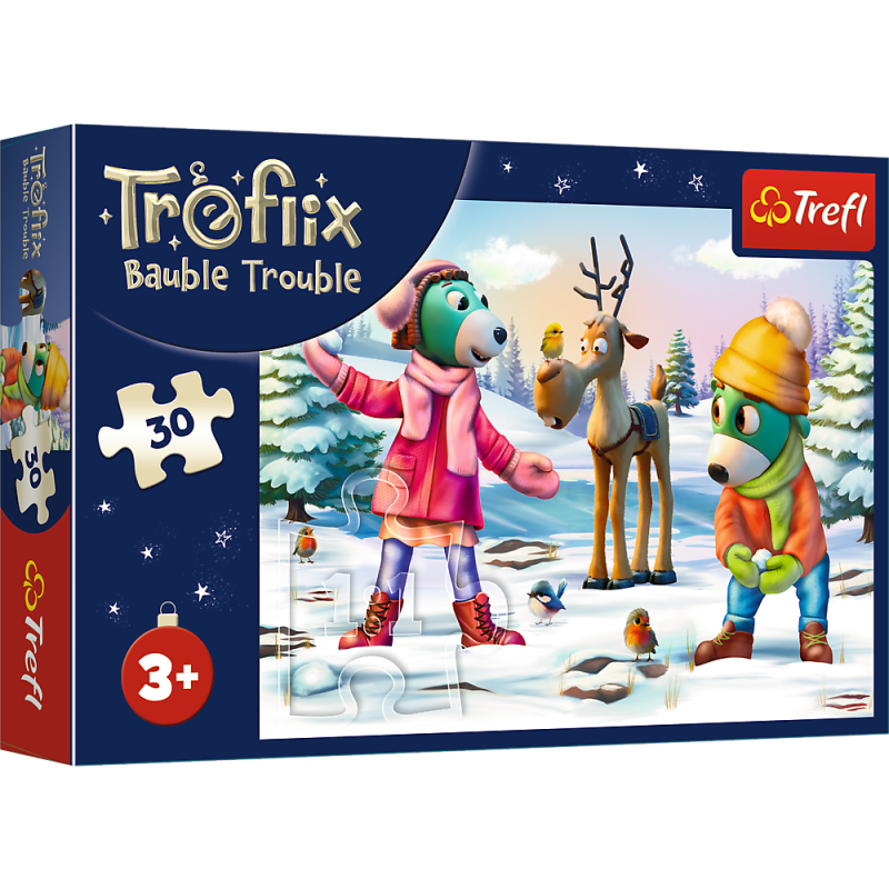PUZZLE 30 TREFL XMAS ŚWIĄTECZNY CZAS TREFLIKÓW