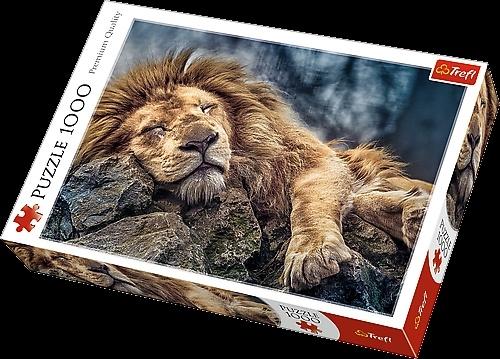 PUZZLE 1000 TREFL ŚPIĄCY LEW