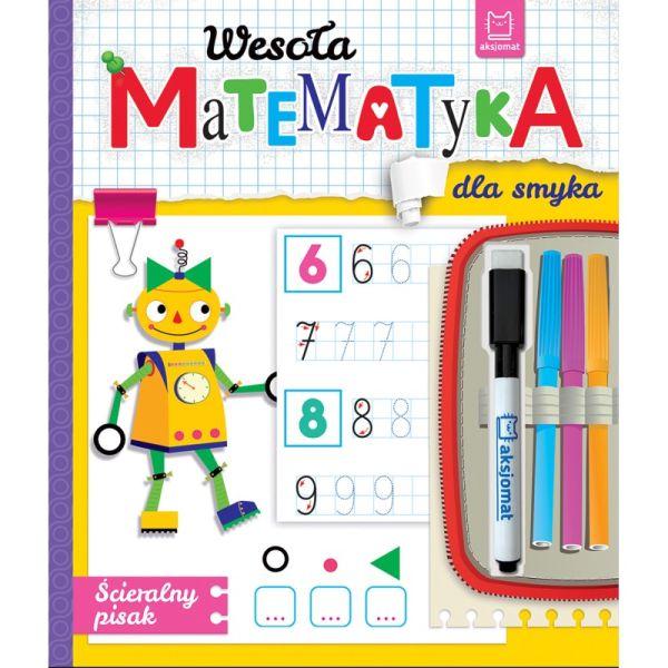 KSIĄŻECZKA WESOŁA MATEMATYKA DLA SMYKA. PISAK ŚCIERALNY