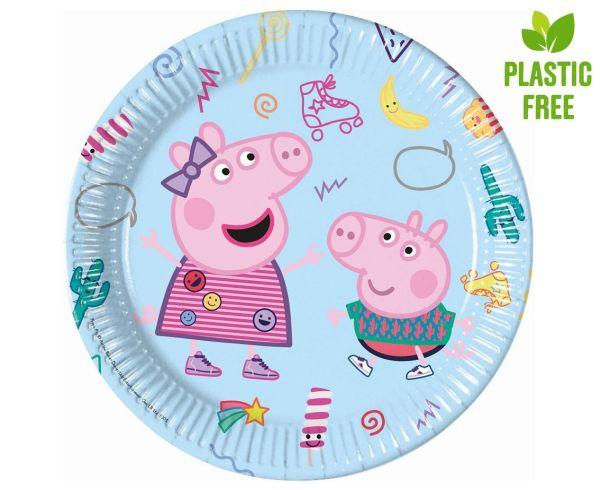 TALERZYKI PAPIEROWE PEPPA PIG 23CM/8SZT