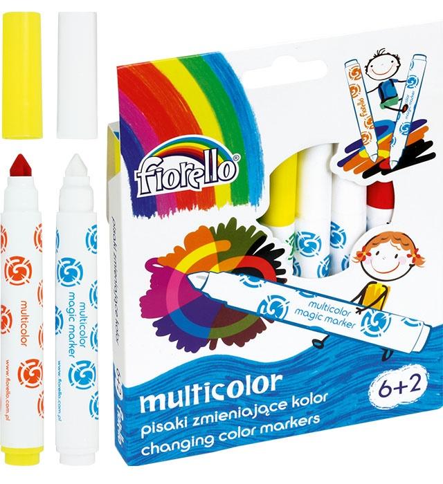 PISAKI MULTICOLOR ZMIENIAJĄCE KOLOR 6 KOLORÓW FIORELLO