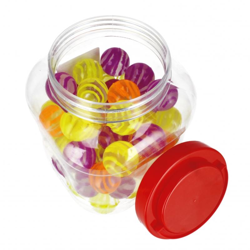 PIŁKA KAUCZUKOWA 3CM SPIRALA NEON SŁOIK A60