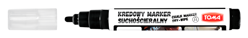MARKER SUCHOŚC.KREDOWY 4,5MM CZARNY
