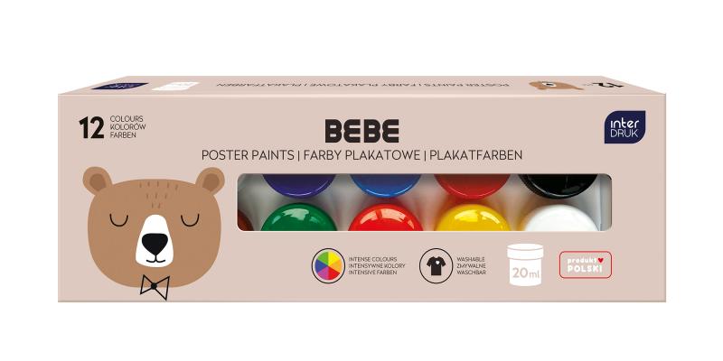 FARBY 12 PLAKATOWE 20ML BEBE FRIENDS