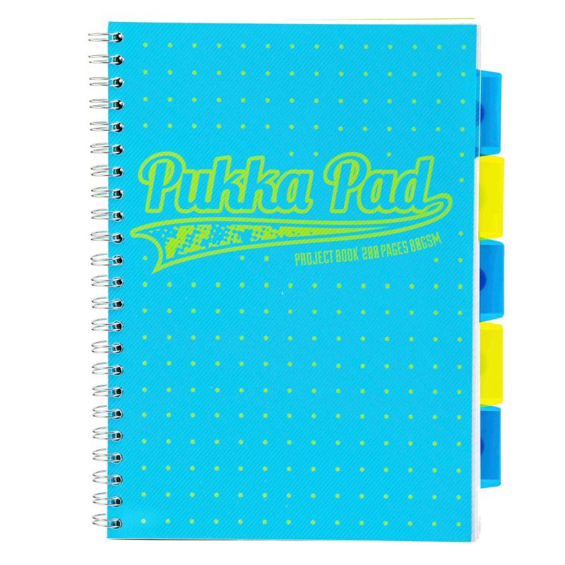 KOŁOZESZYT A4# PROJECT BOOK NIEBIESKI NEON