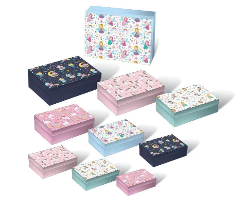 ZESTAW PUDEŁEK PUG-25002-PR-HS SET 10 pcs