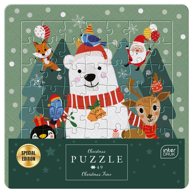 PUZZLE W RAMCE 49 ELEMENTÓW BN CHRISTMAS TIME #ŚWIĘTA
