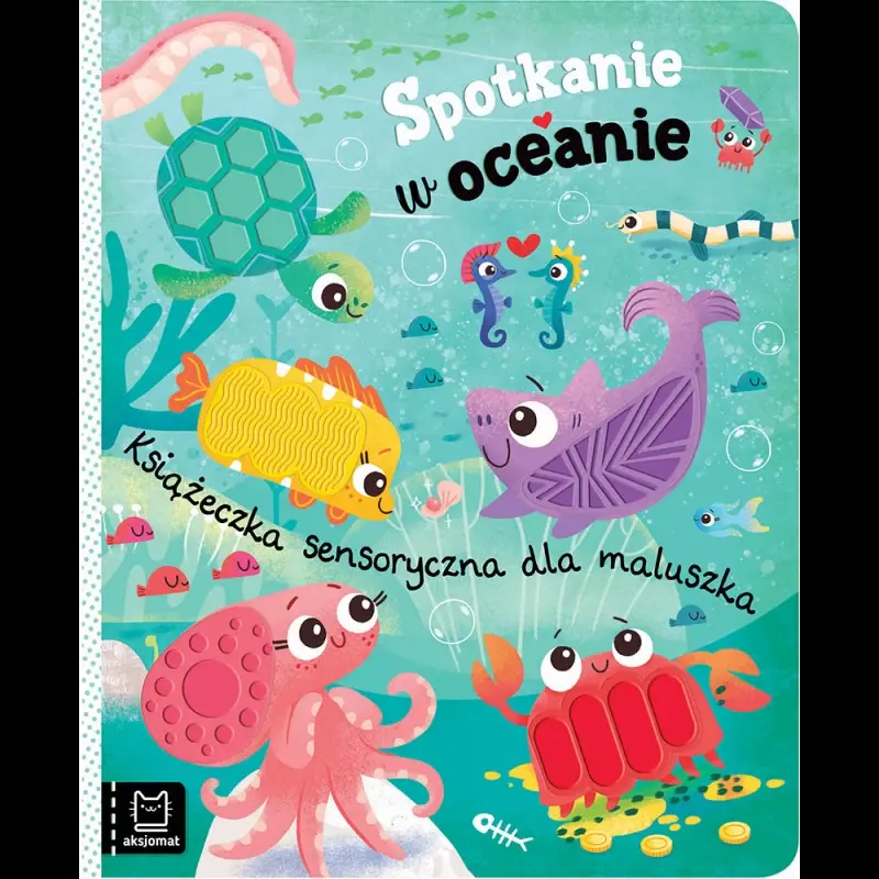 KSIĄŻECZKA SPOTKANIE W OCEANIE.KSIĄŻECZKA SENSORYCZNA DLA MALUSZKA