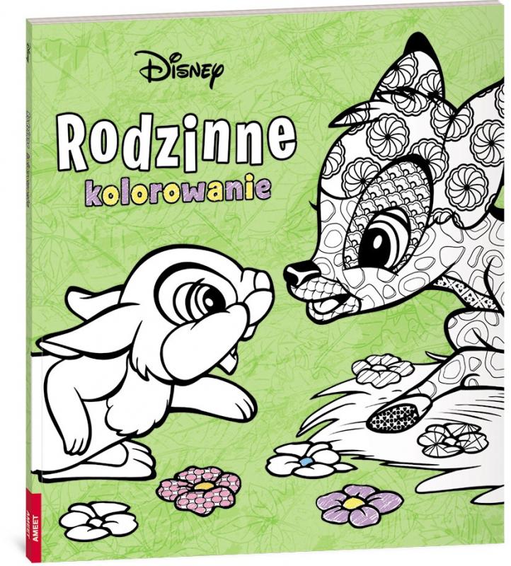 KSIĄŻECZKA DISNEY CLASSIC RODZINNE KOLOROWANIE