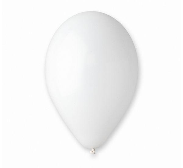 BALONY G90 PASTEL 10' BIAŁE A'50