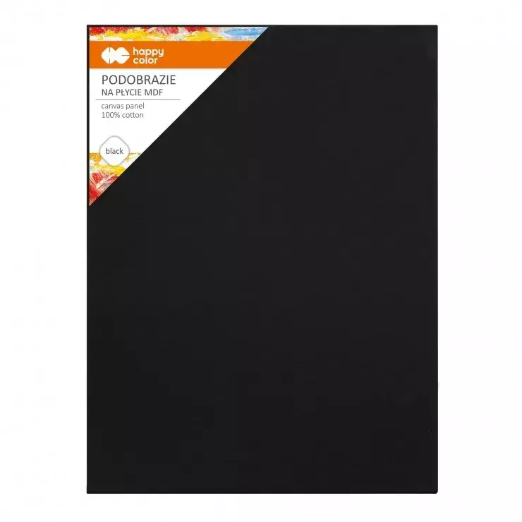 PODOBRAZIE BAWEŁNIANE 40X60 IMPREGNOWANE CZARNE MDF 4MM GDD
