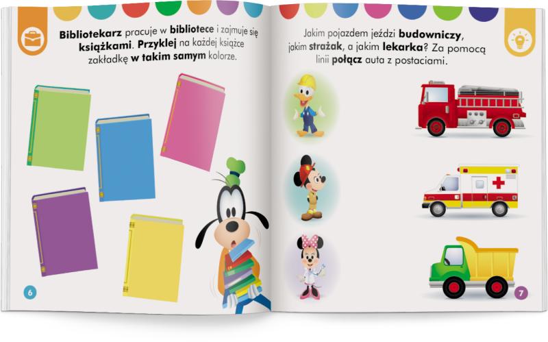 KSIĄŻECZKA DISNEY MALUCH. ELEMENTARZ ZAWODÓW. ĆWICZENIA BANER