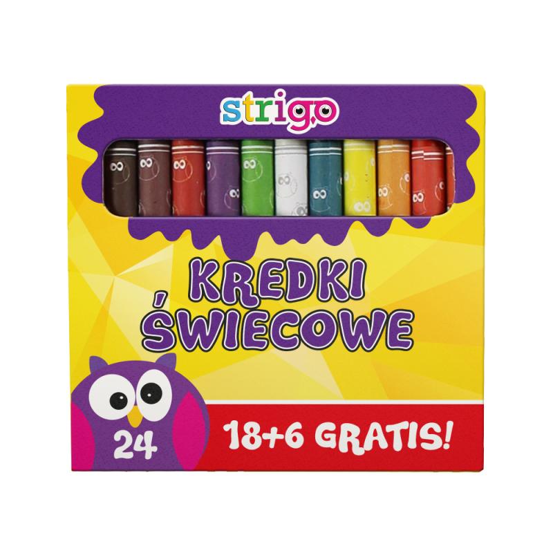 KREDKI ŚWIECOWE 24 SZT.