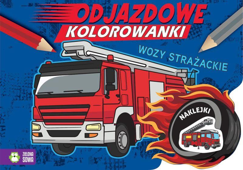 KSIĄŻECZKA ODJAZDOWE KOLOROWANKI.WOZY STRAŻCKIE