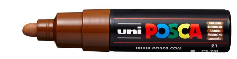MARKER UNI PC-7M POSCA BRĄZOWY NR 21