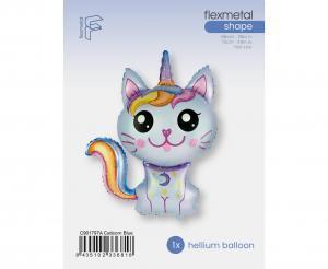 BALON FOLIOWY 24 FX MAGICZNY KOT NIEBIESKI