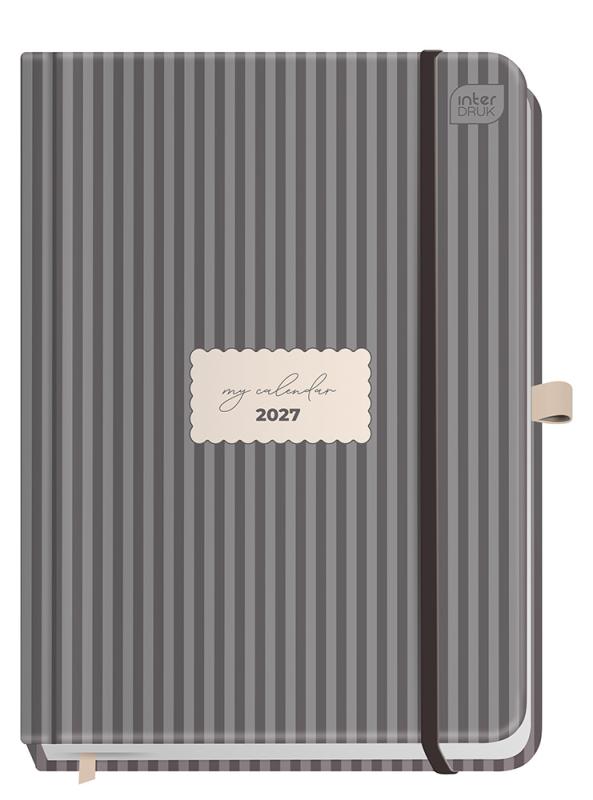 KALENDARZ KSIĄŻKOWY A5 384 MAT + UV STRIPES 2027
