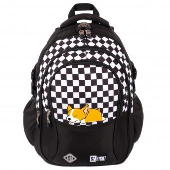 PLECAK 4-KOMOROWY SLEEPY CORGI STRIGHT BP-01