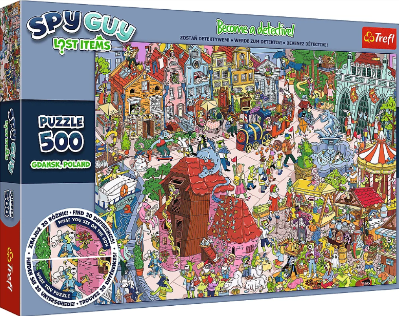 PUZZLE 500 TREFL SPY GUY LOST ITEMS GDAŃSK POLSKA