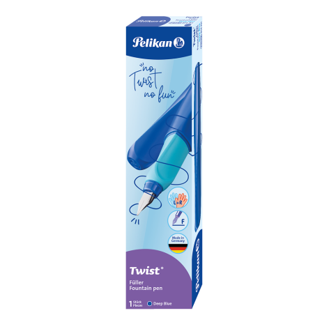 PIÓRO WIECZNE PELIKAN TWIST P457 F DEP BLUE