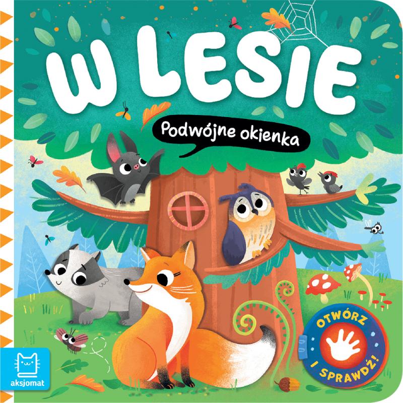 KSIĄŻECZKA W LESIE PODWÓJNE OKIENKA OTWÓRZ I SPRAWDŹ!